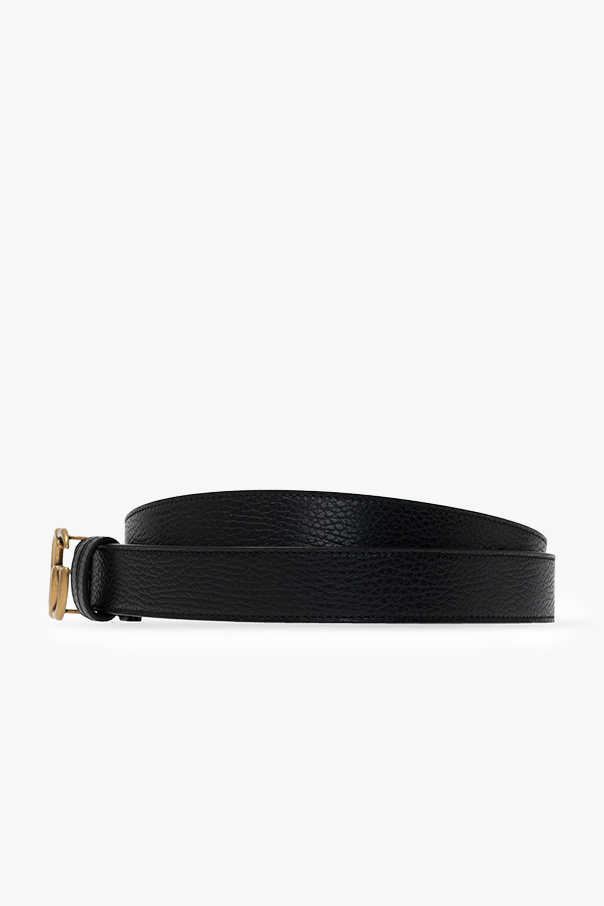 Gucci Leather belt with logo